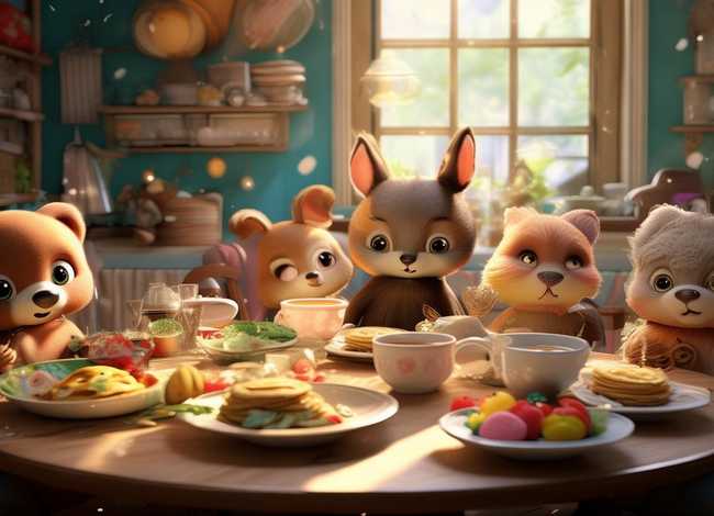 早餐绘本故事 - 吃早餐的绘本故事