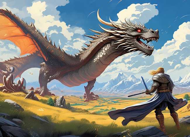 西方神话故事插画 西方神话故事插画图片