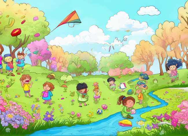 春天的故事儿童画（春天的故事幼儿画）