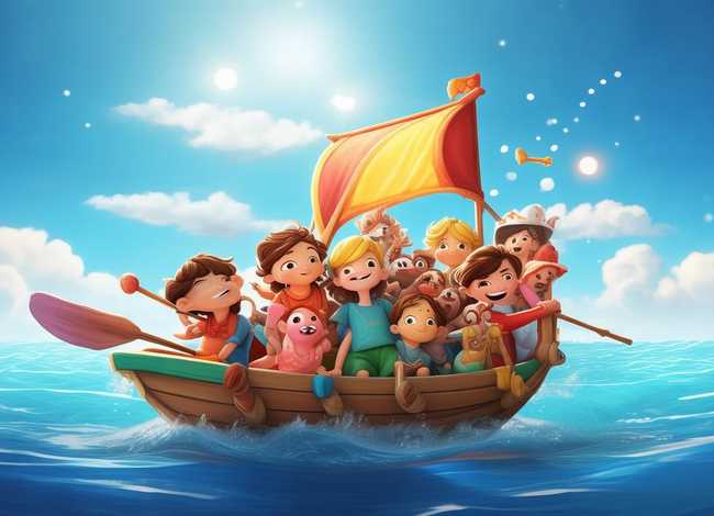 儿童故事小船历险记；小船旅行记 幼儿园故事