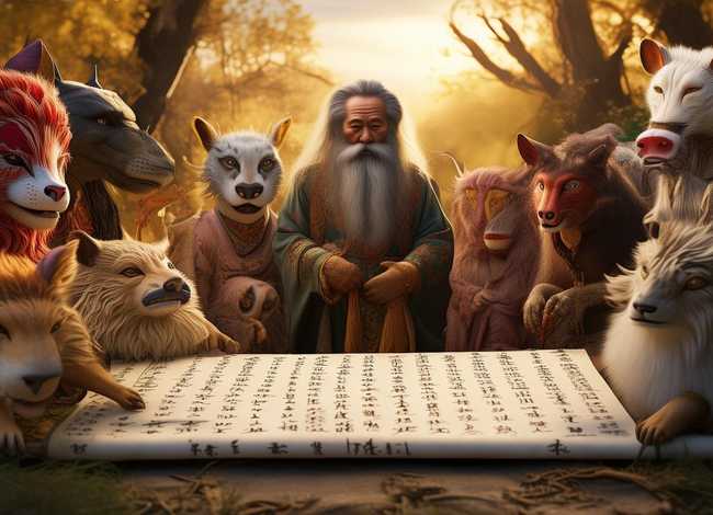 十二生肖故事文字版的，十二生肖故事文字版的作者是谁