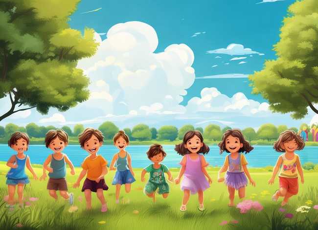 儿童夏天图片、儿童夏天图片景色