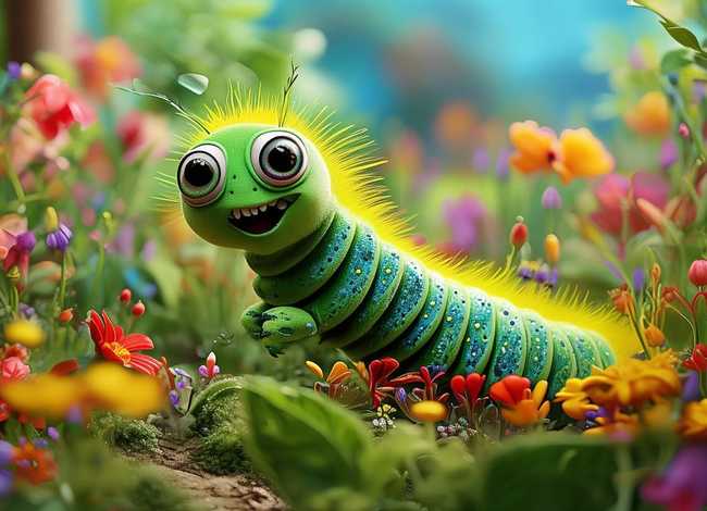 会说话的毛毛虫儿童故事（会说话的毛毛虫是什么动画片）