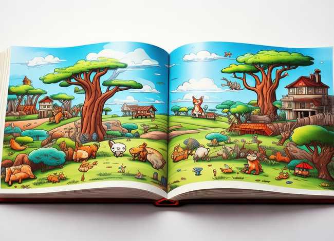 儿童连环画5张 儿童连环画5张纸