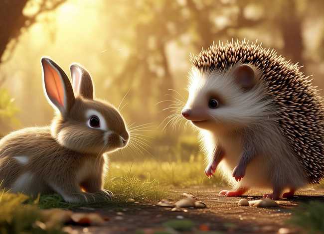 刺猬的故事;兔子和刺猬的故事 刺猬的故事;兔子和刺猬的故事