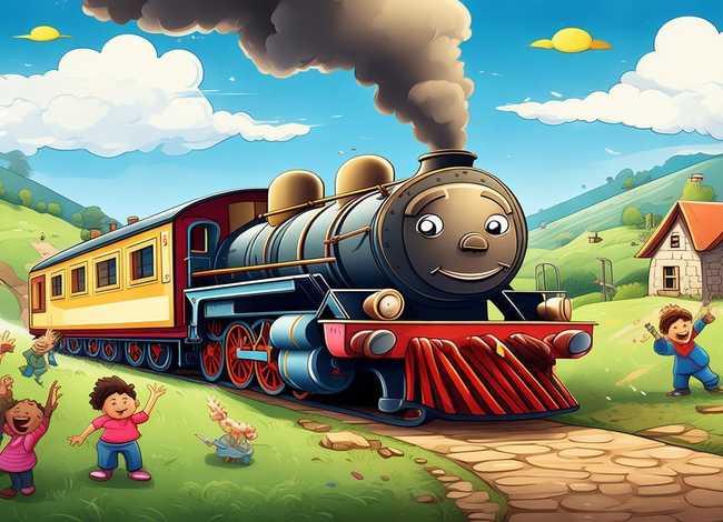 火车故事儿童有声绘本、火车的故事绘本