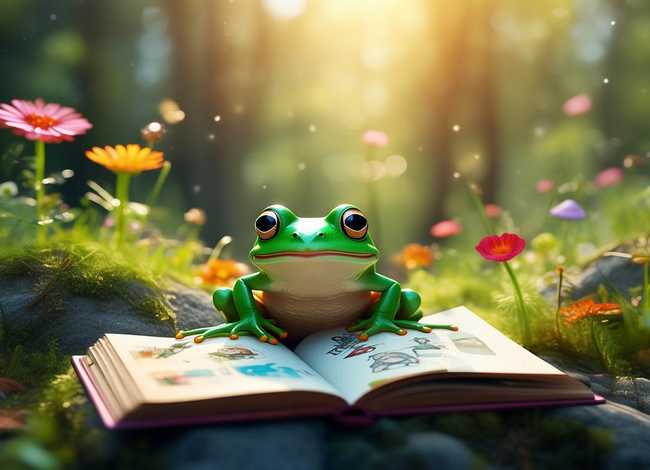 小青蛙听故事绘本;小青蛙听故事绘本图片 小青蛙听故事绘本;小青蛙听故事绘本图片