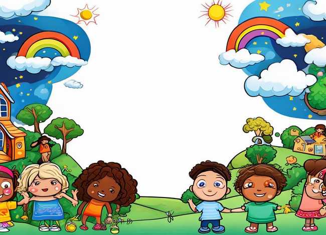 儿童图片 画画，儿童图画大全图片好看 模板