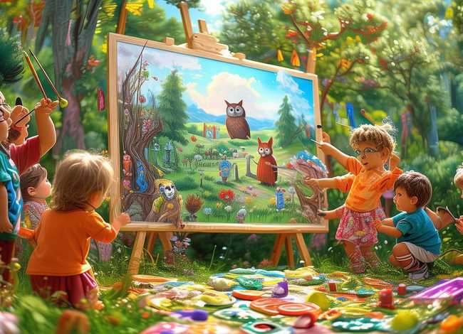 儿童画寓言 儿童画寓言画图片