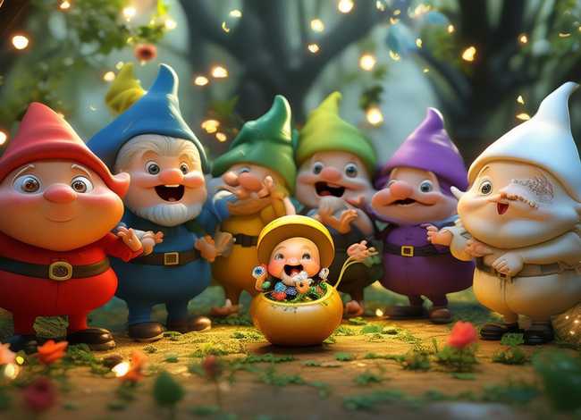 儿童故事葫芦娃和七个小矮人；七个小矮人和葫芦娃的故事