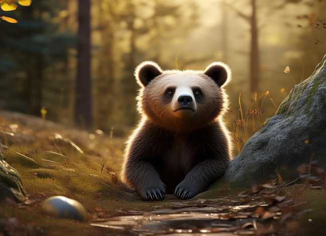 小熊 故事；孤独的小熊故事