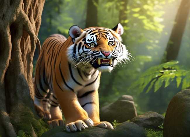 老虎换牙故事完整版、老虎换牙故事完整版图片