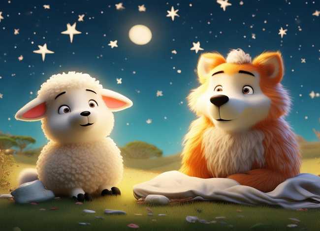 儿童睡前故事狼和羊，幼儿睡前故事羊和狼