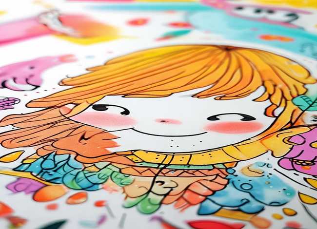 童话儿童画简单又漂亮，童话画画简单又漂亮