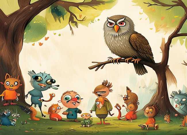 寓言故事儿童画创编、寓言故事简笔画创编