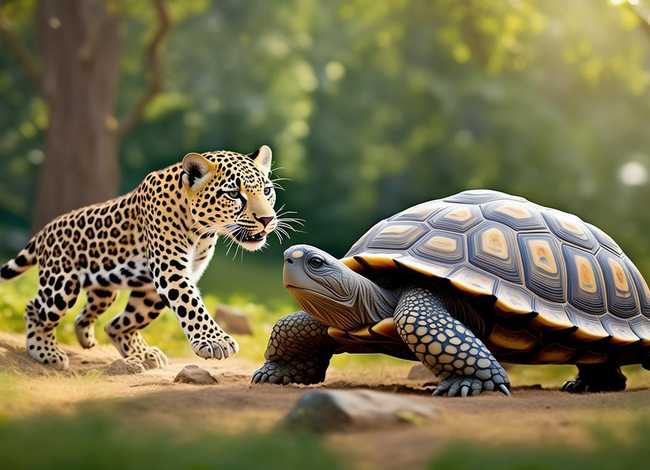 豹和乌龟的故事、豹和乌龟的故事简短