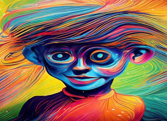 线条画小孩视频（线条画小孩图片）