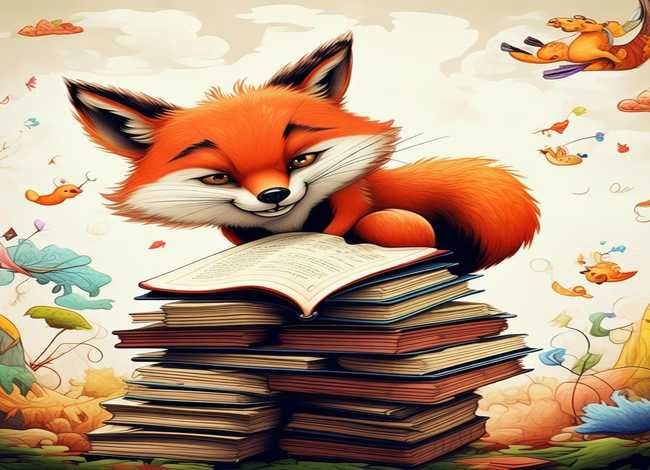儿童绘本故事在线阅读狐狸吃书（狐狸吃书的故事读后感一年级）