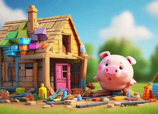 小猪盖房子的儿童故事,少儿故事小猪盖房子 小猪盖房子的儿童故事,少儿故事小猪盖房子