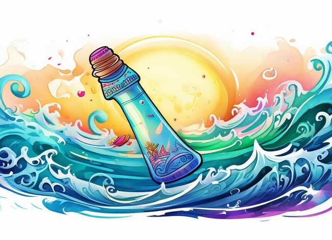 漂流瓶绘本故事（漂流瓶绘本故事图片）