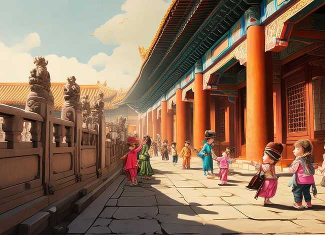 北京故宫故事儿童版 北京故宫儿童图画