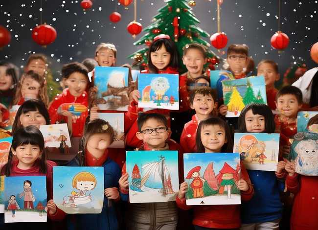 新年儿童绘画（新年儿童绘画作品简单漂亮）