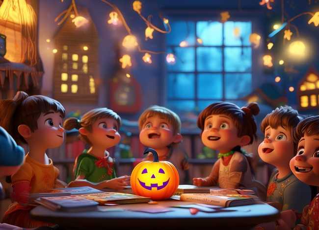 万圣节幼儿故事、幼儿园万圣节故事