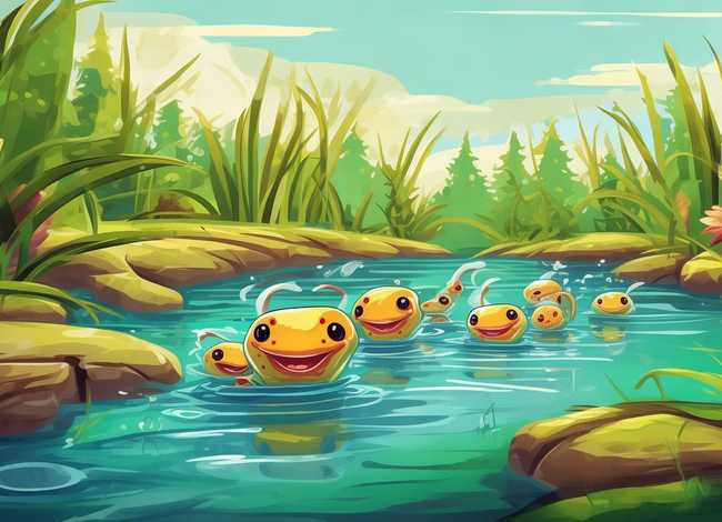小蝌蚪找妈妈英语故事、小蝌蚪找妈妈英语故事6年级