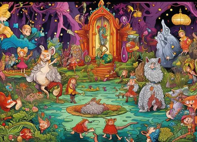 童话故事英语小报、英语童话小报大全