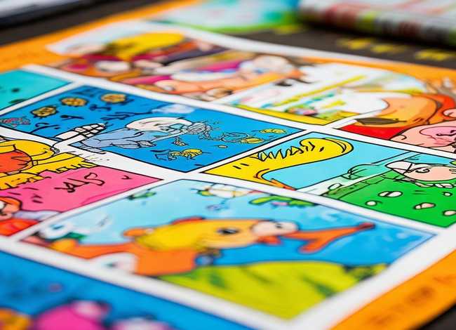 儿童连环画图片4幅简单；儿童连环画图片6张 简单