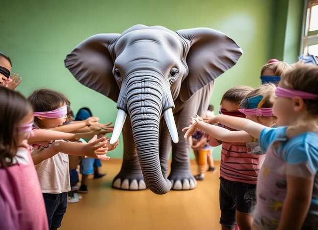 儿童故事大全6-12岁盲人摸象 - 幼儿故事盲人摸象的故事