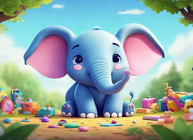大象儿童故事绘本阅读；大象绘本故事图片