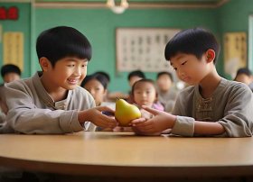 孔子让梨故事儿童版、历史故事孔子让梨