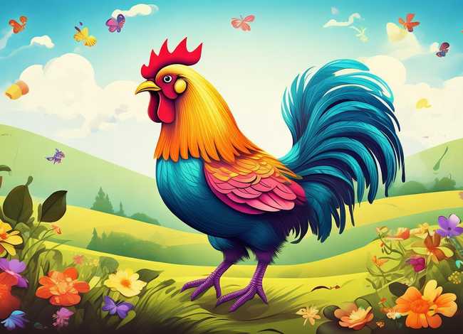 美丽的公鸡故事 美丽的公鸡故事绘本