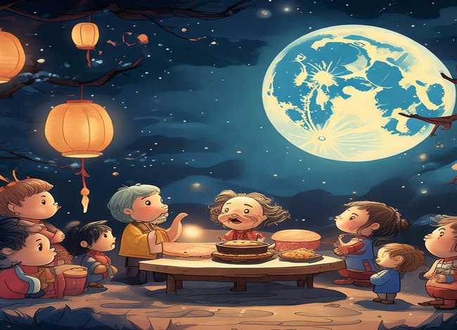 中秋节的传说儿童版；中秋节的故事和传说适合幼儿