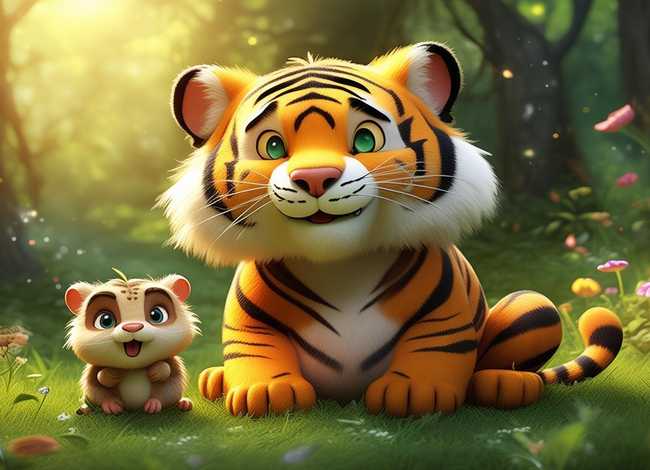 老虎和小老虎的故事最新消息 - 老虎和小老鼠的故事绘本图片