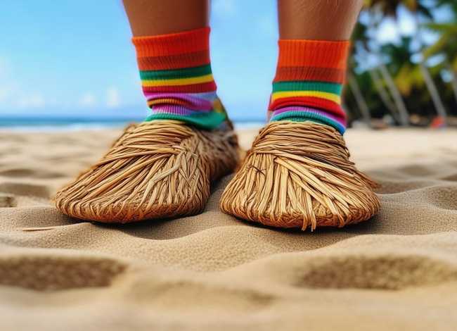 椰子拖鞋怎么搭配、椰子拖鞋怎么搭配袜子