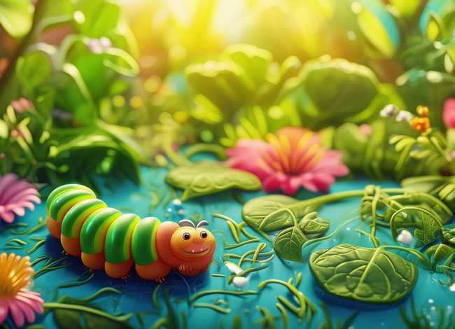毛毛虫的故事绘本 - 毛毛虫系列的故事绘本