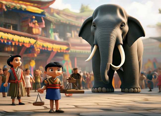曹冲称象故事动画片、曹冲称象的故事动画片