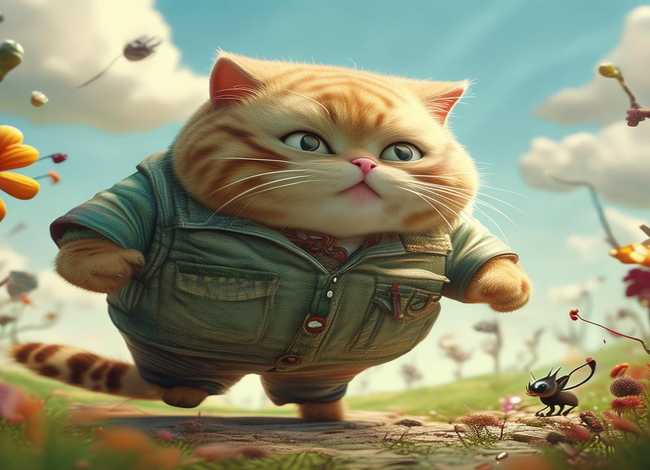 猫咪童话故事搞笑情节；关于猫咪的童话