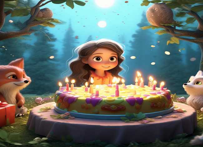 故事 过生日；三上续写故事 过生日