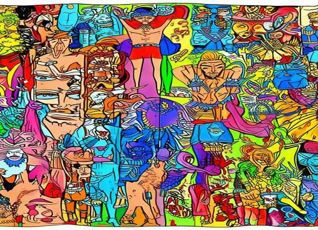 世界神话故事手抄报简笔画；世界神话故事手抄报简笔画竖版