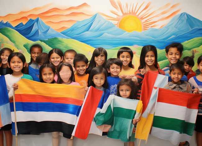 六一儿童关于歌颂祖国的画又简单又好看，歌颂祖国的儿童画一等奖