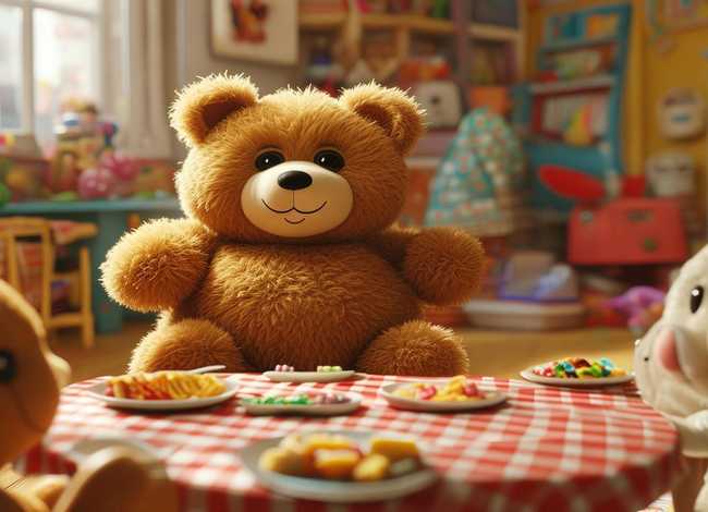 儿童故事小熊请客mp3（小熊请客故事录音）