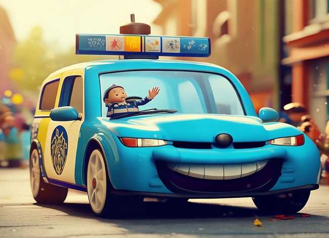 警车的儿童故事绘本、关于警车的绘本故事