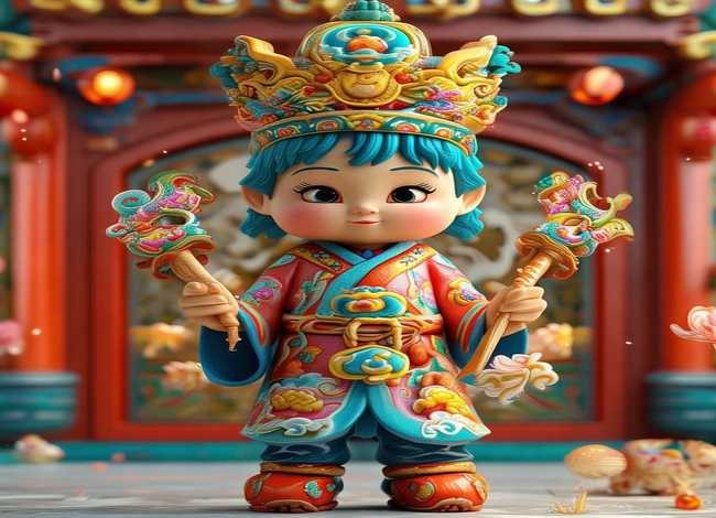 儿童门神画作品（儿童门神画作品图片）