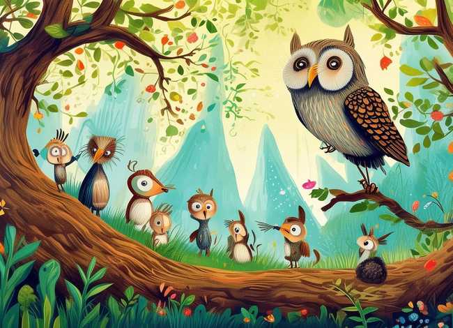 寓言故事儿童画教程；寓言故事画法