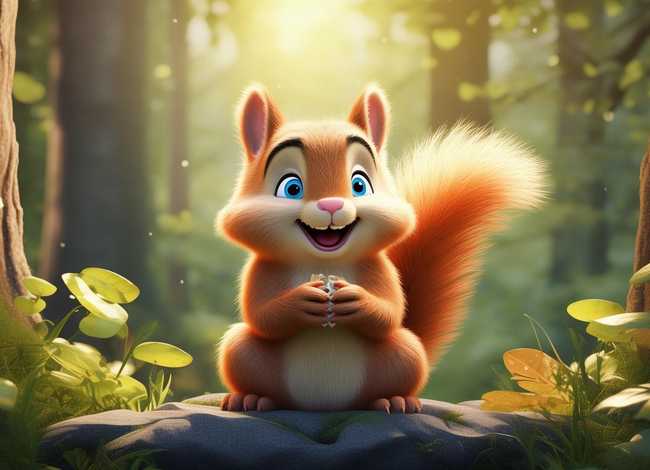 儿童故事小松鼠拔牙齿；小松鼠牙齿全掉了的故事