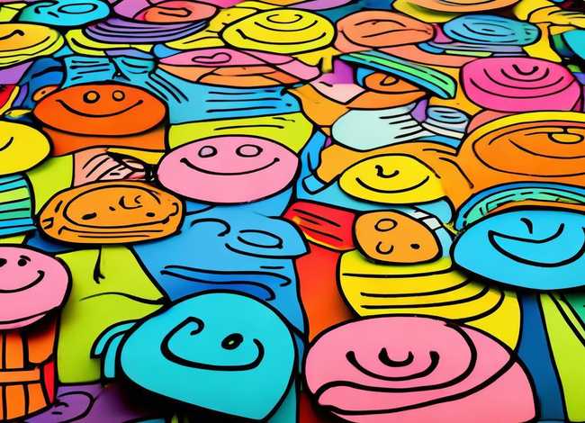 线条画儿童画图片；线条画儿童画图片大全