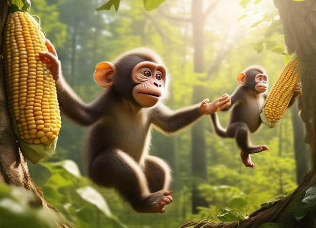 猴子掰玉米的故事 - 猴子掰玉米的故事完整版可复制